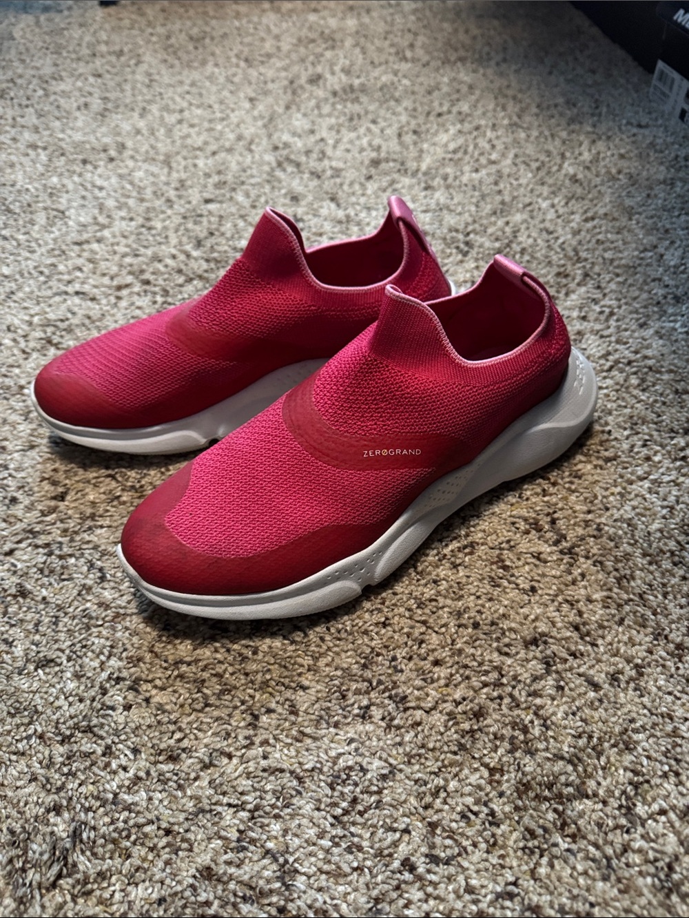 Cole Haan Zerogrand Slip-On Knit Sneakers - Red Pink